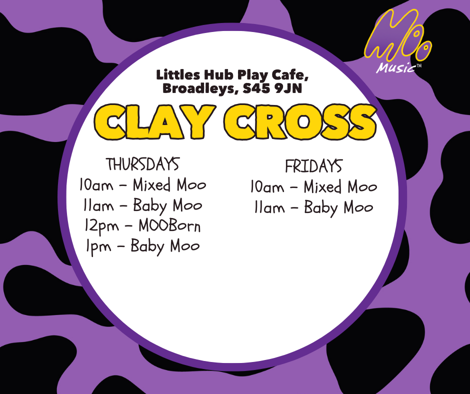 Clay Cross Moo Music timetable
